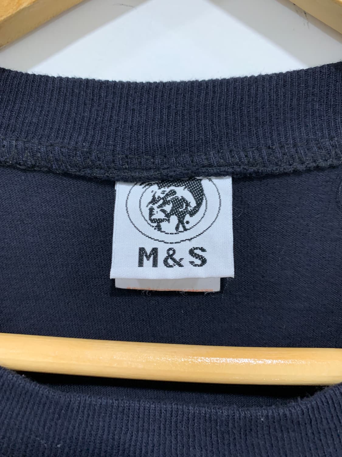 (빈티지)M&S 드래곤 빅 프린팅 튜블러 반팔티셔츠 상품이미지3