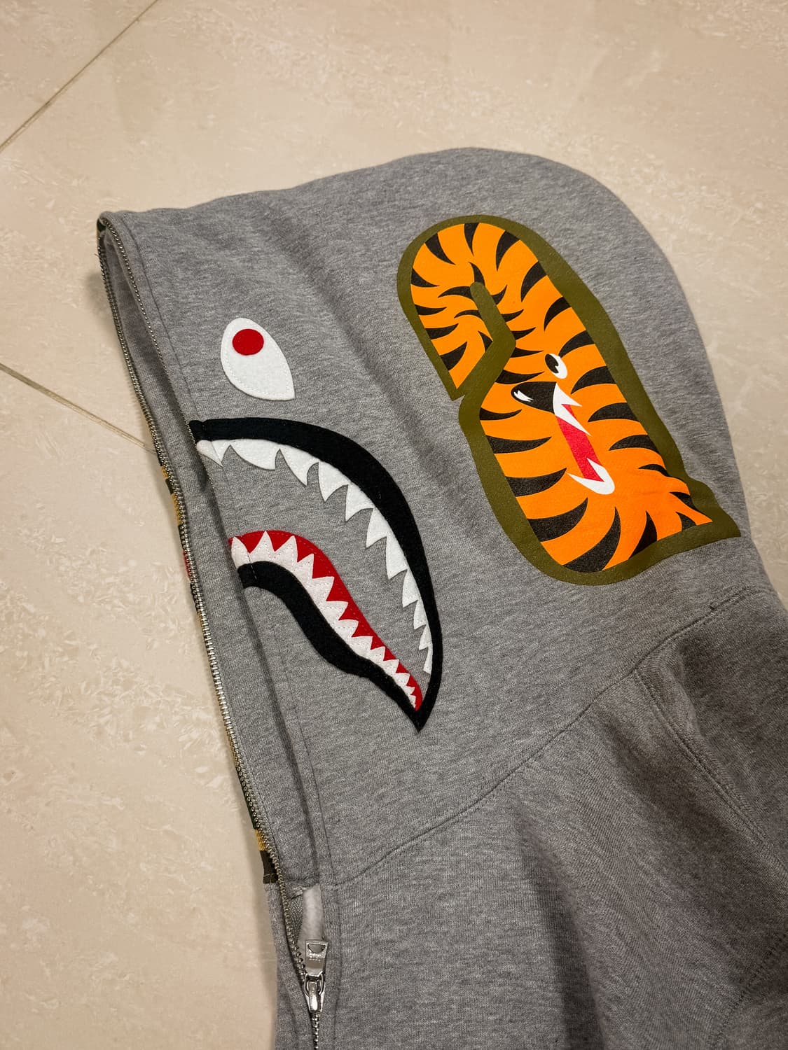 (L) Bape 베이프 샤크 풀 후드집업 상품이미지4