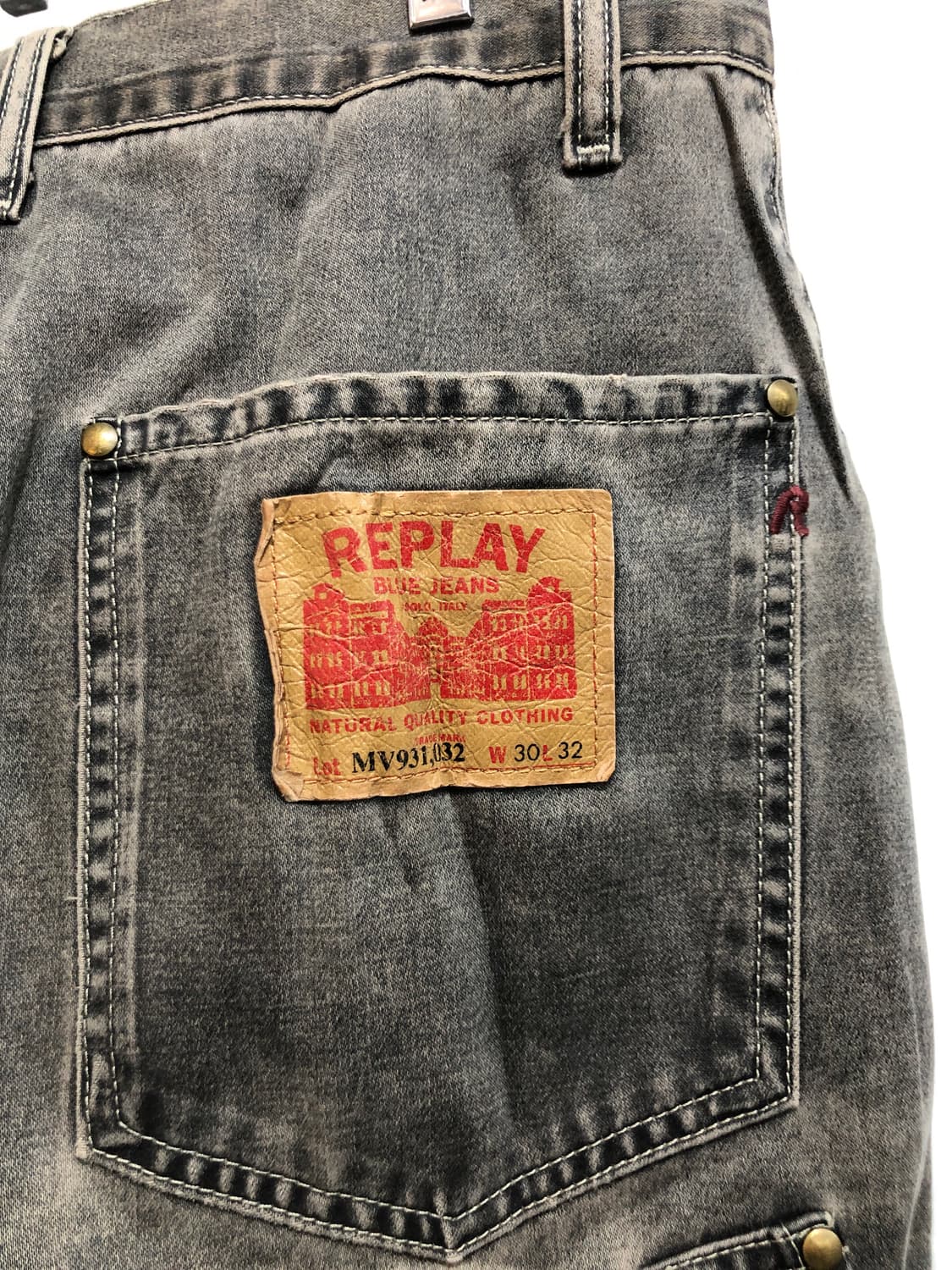 replay 그레이 폴리우레탄 워싱진 상품이미지3