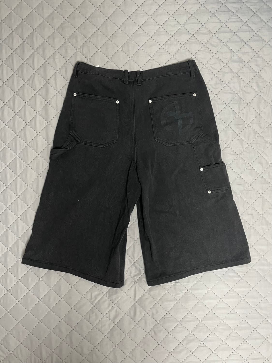 노매뉴얼 C.D.L 버뮤다 팬츠 블랙 상품이미지4