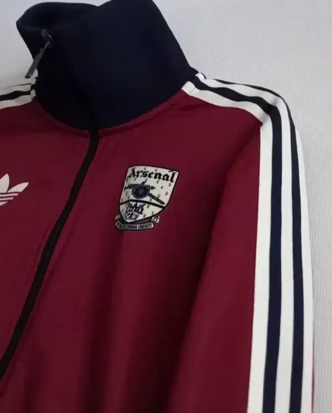아디다스 희귀 아스날 버건디 트랙탑 저지 져지집업 95/M 상품이미지2