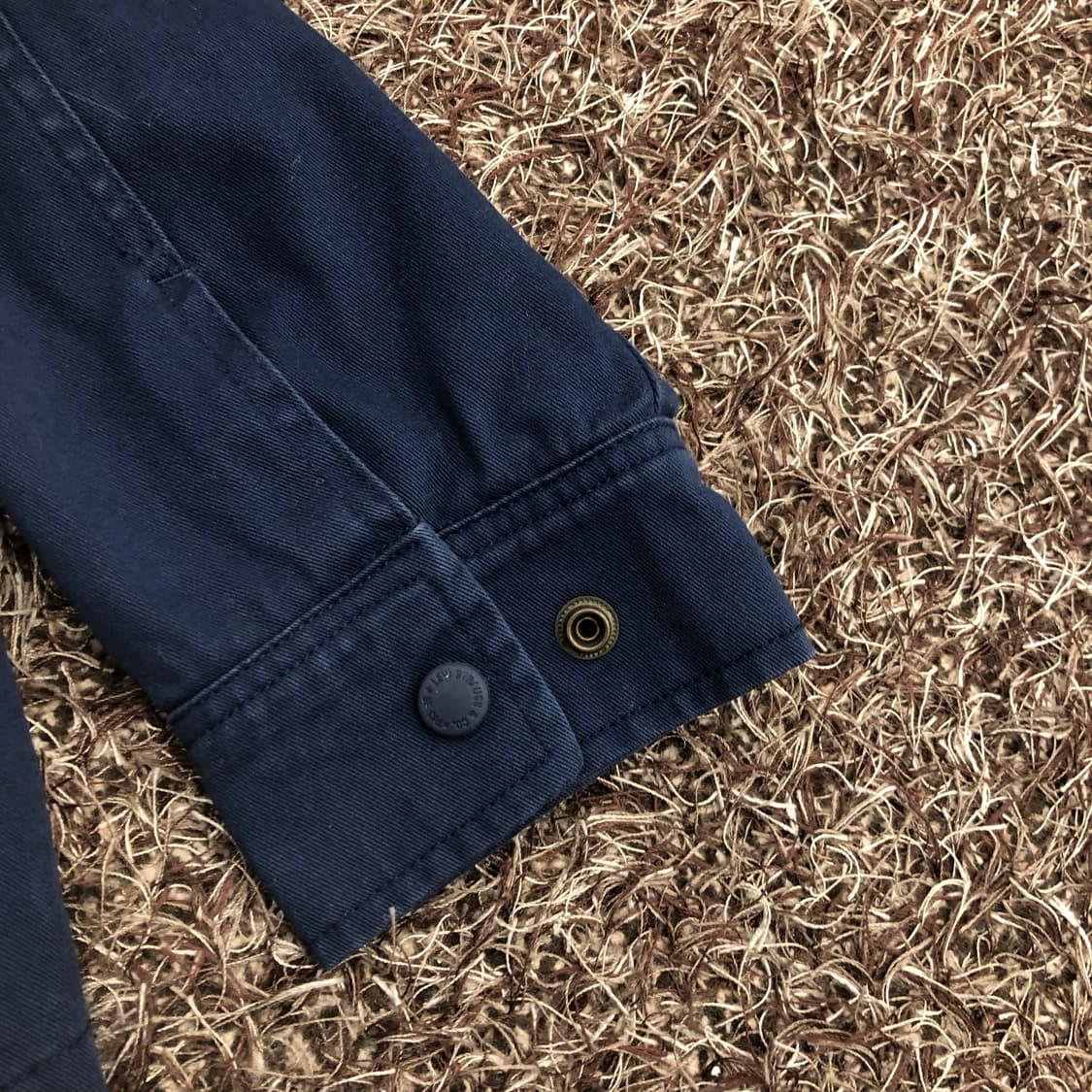 리바이스 네이비 코튼 해링턴 스윙톱 체크 라이닝 블루종 자켓 상품이미지4