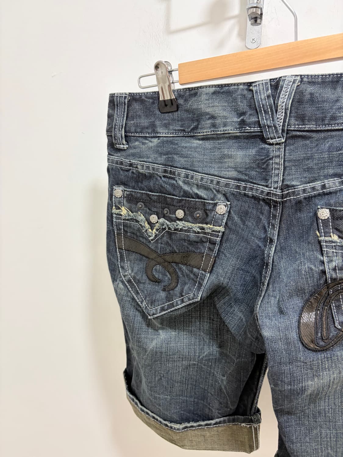  Oririn Jeans 펑크 y2k 데님 팬츠 반바지 상품이미지9