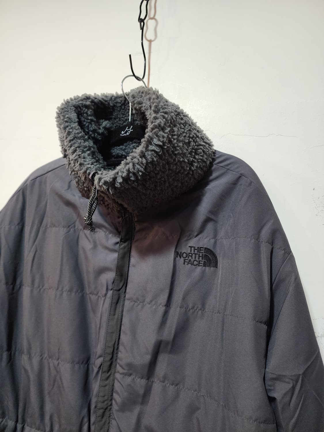 노스페이스 양면 뽀글이 롱 코트 XL 여성 상품이미지5