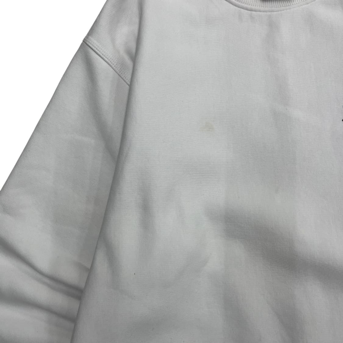 스투시 미니로고 화이트 맨투맨 M 상품이미지6