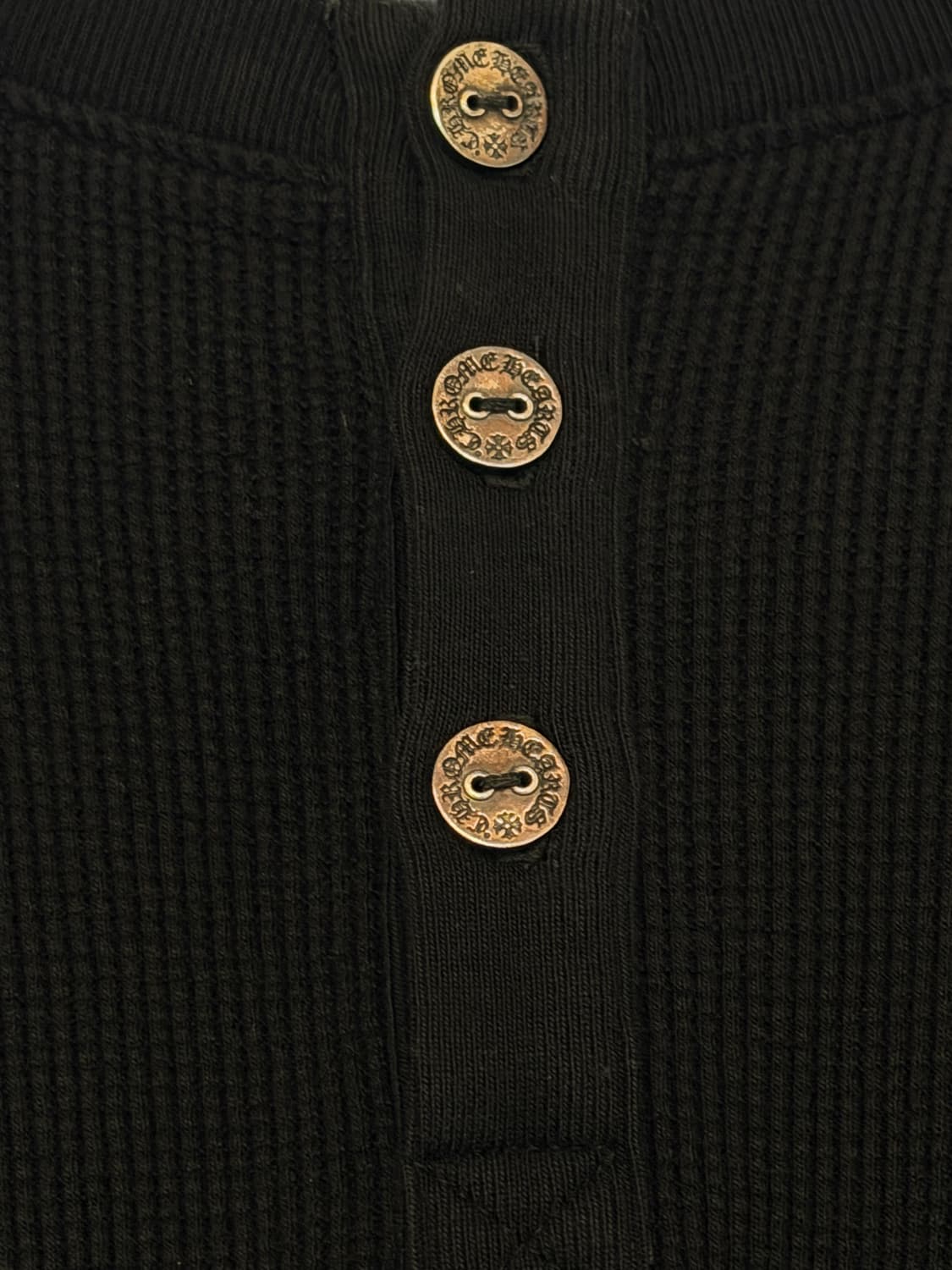 크롬하츠 세메터리 자수 와플 헨리넥 상품이미지4