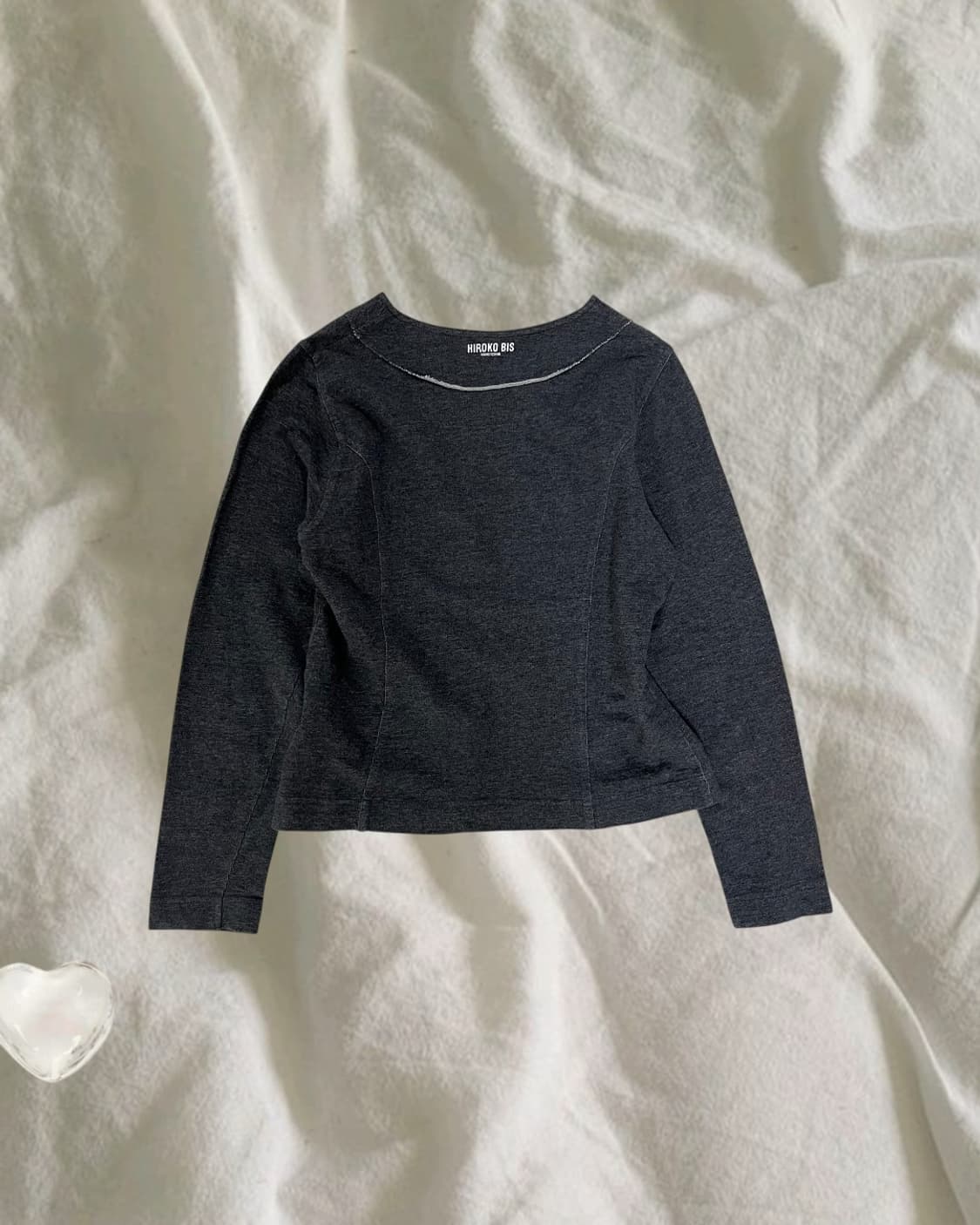 Hiroko Bis . 라인 디테일 롱슬리브 상품이미지2