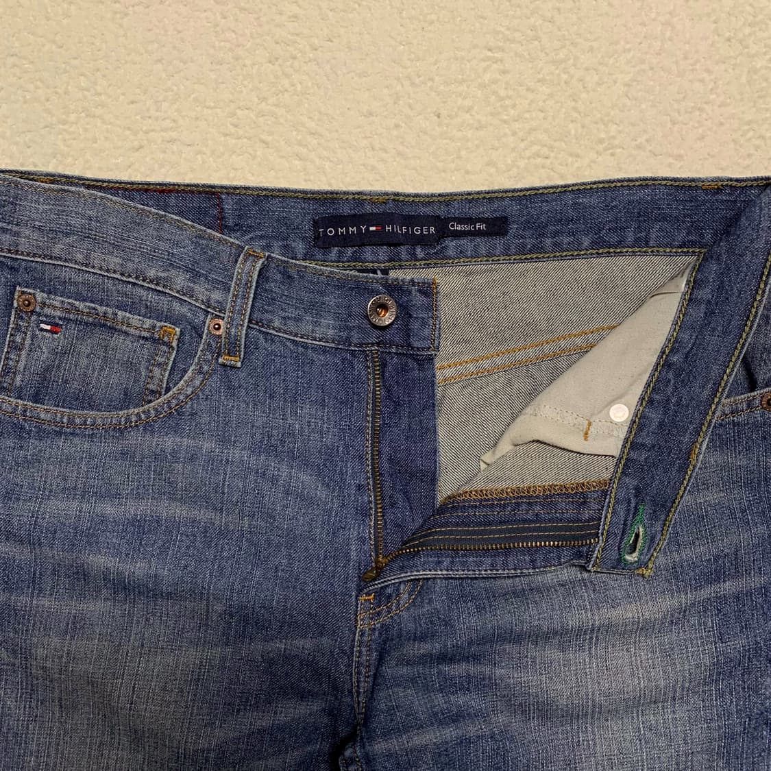 [표기 32, 실측 34] 타미힐피거 클래식핏 데님팬츠 상품이미지4
