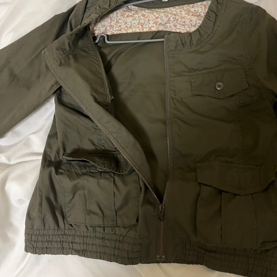 y2k 갸루깔 카키자켓 상품이미지8