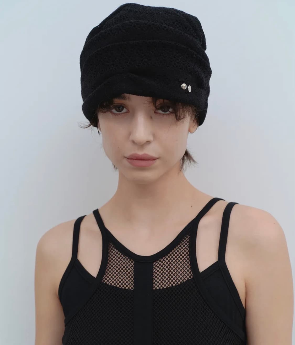 MILLOW WOMEN 포인텔 심볼 비니 [블랙] 상품이미지1