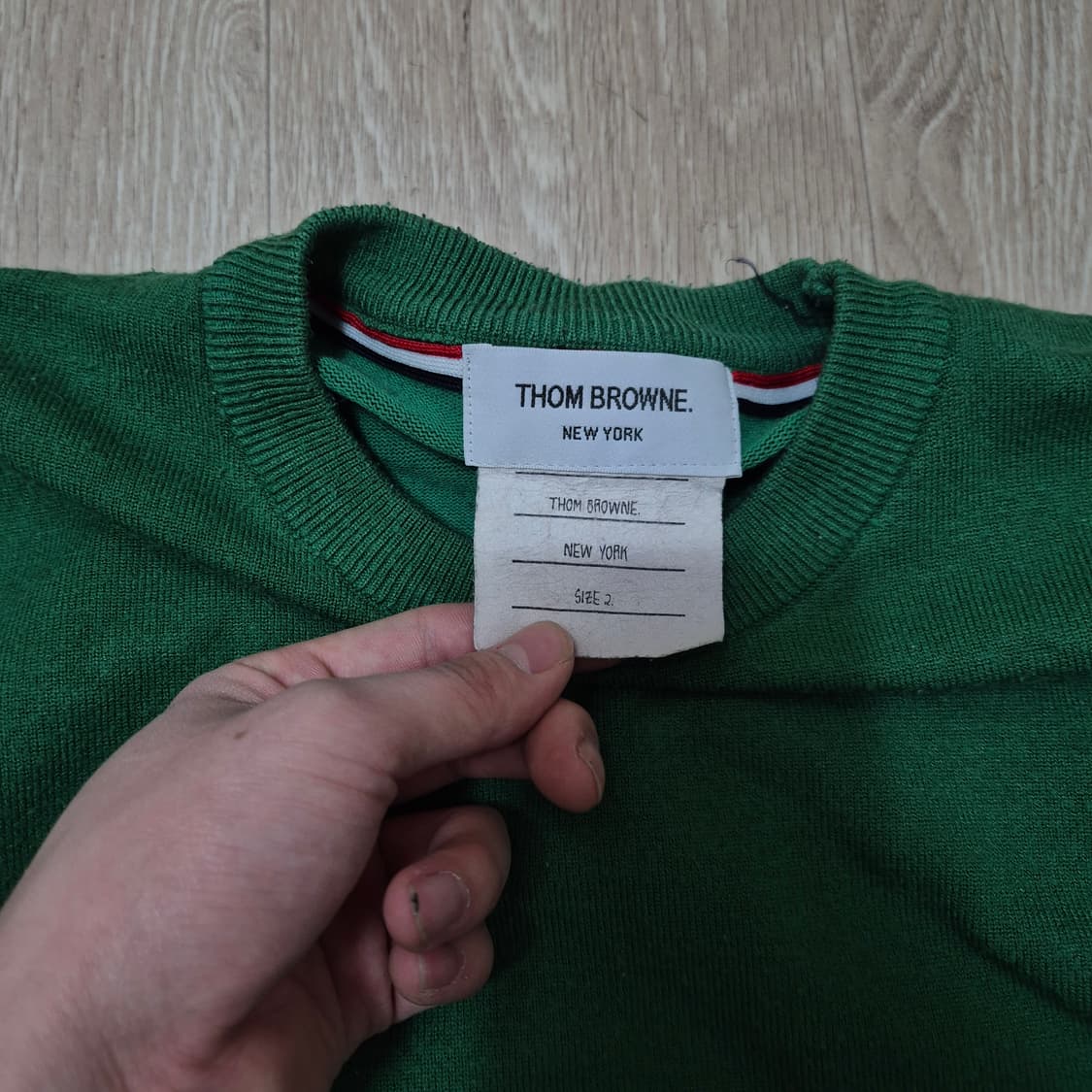 톰브라운 뉴욕 여성 시그니처 4라인 니트 (2) 상품이미지5