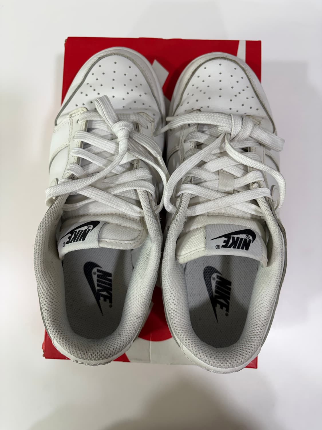 나이키 덩크로우 화이트 235 상품이미지5