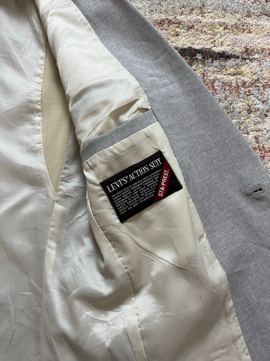 80s 빈티지 리바이스 액션 수트 블레이져 자켓 상품이미지7