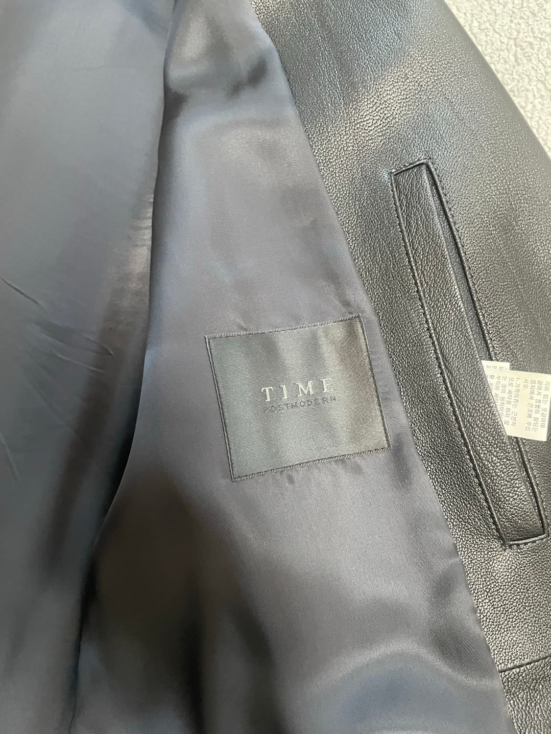 타임옴므 / 라이더 램스킨 레더 자켓/ 105/ 블랙 상품이미지6