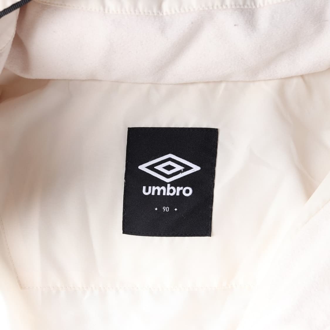 엄브로 스몰로고 아이보리 덕다운 롱패딩 90 상품이미지6