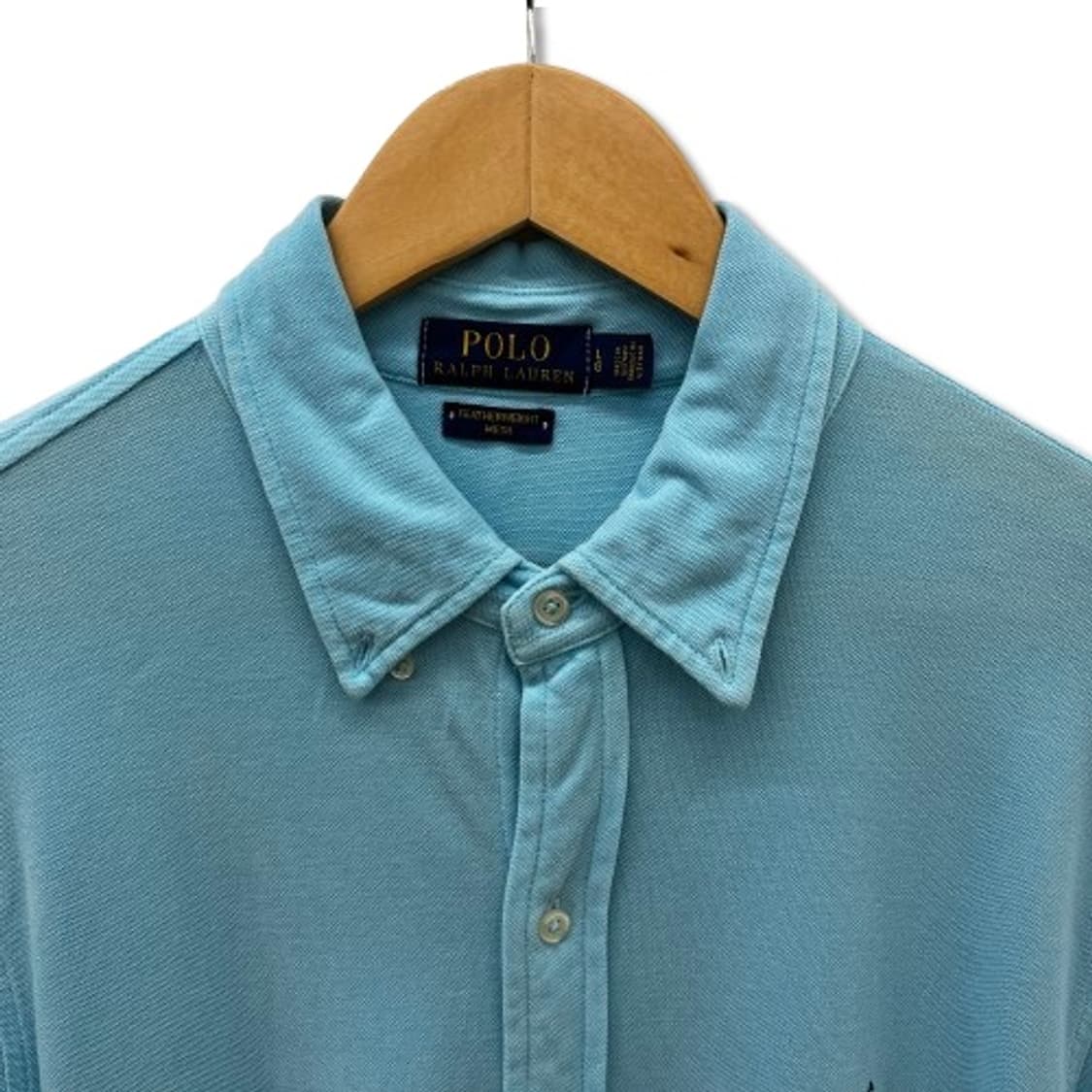 폴로 랄프로렌 라이트 블루 버튼다운 셔츠 상품이미지6