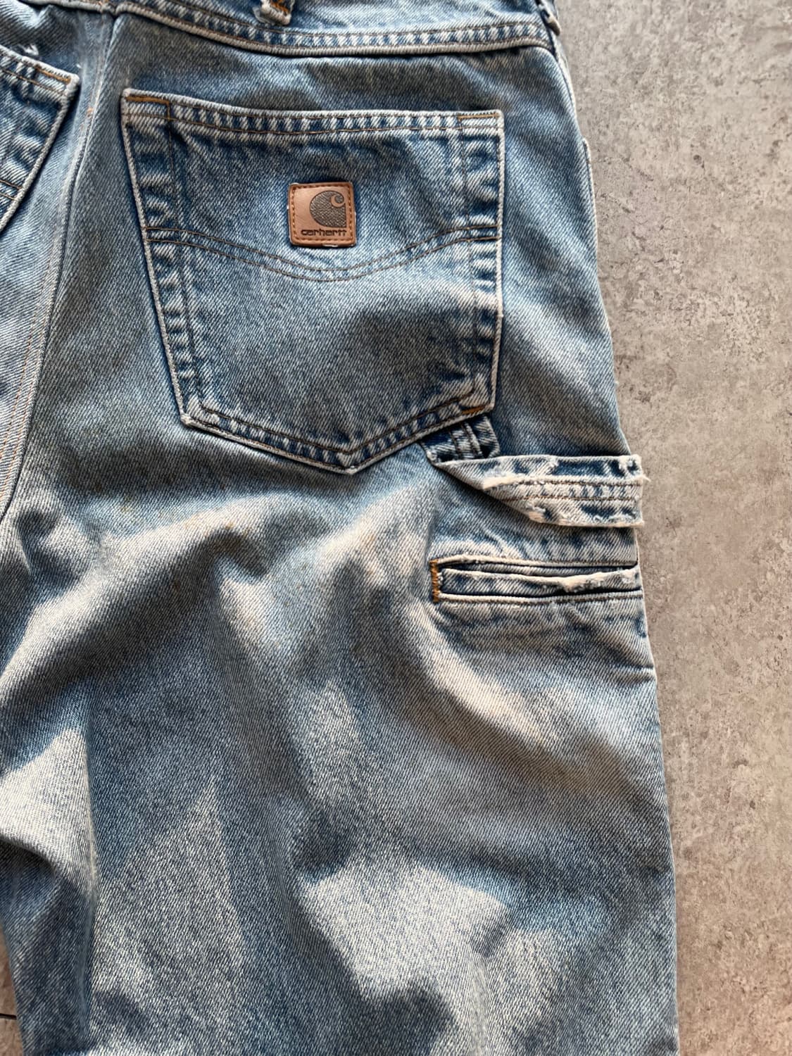 칼하트 카펜터 데님 워크팬츠 상품이미지5