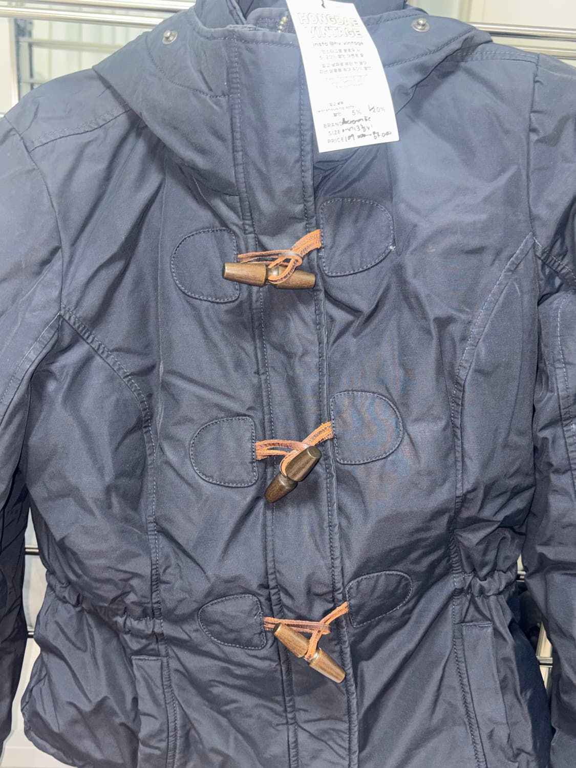 아베크롬비 떡볶이 패딩 네이비 상품이미지4