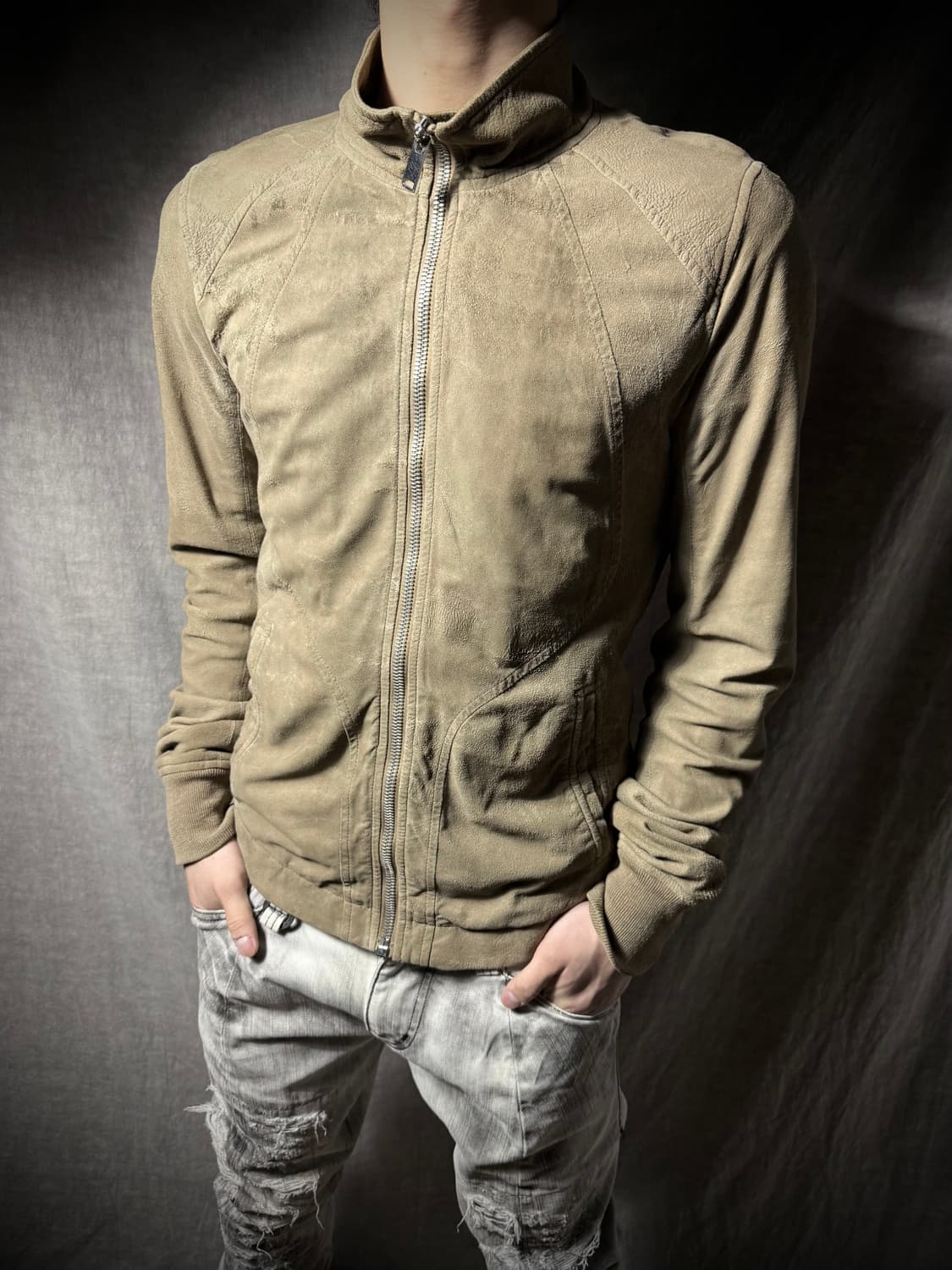 Rick Owens 10FW Intarsia LeatherJacket   상품이미지2