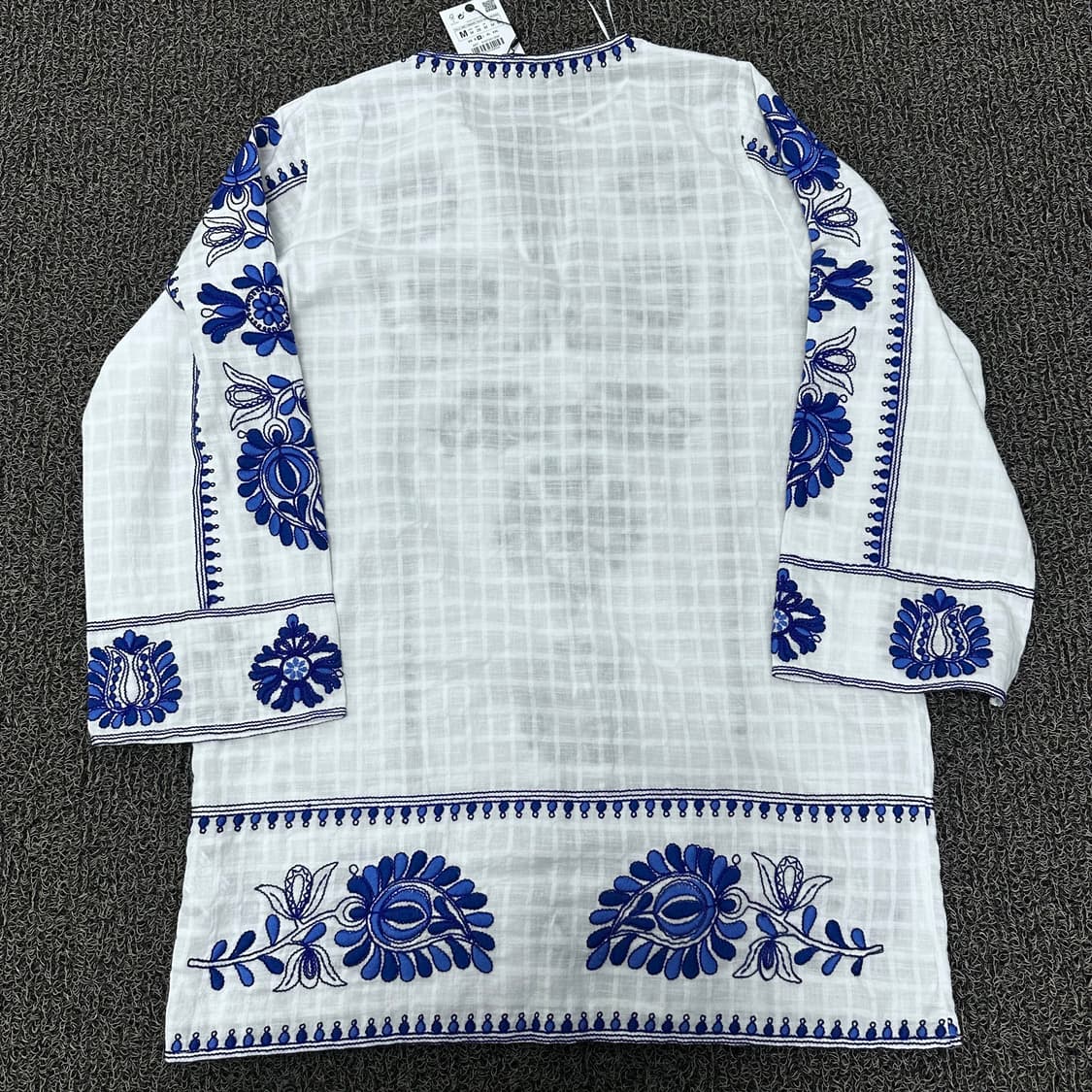 [새상품] ZARA 자라 여성 자수 원피스 화이트 M 상품이미지6