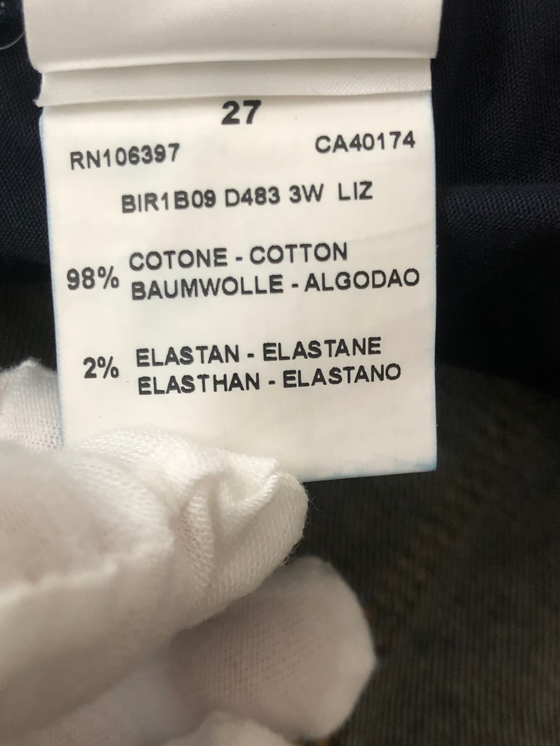 포나리나(Fornarina) 워싱 데님 청바지 상품이미지10