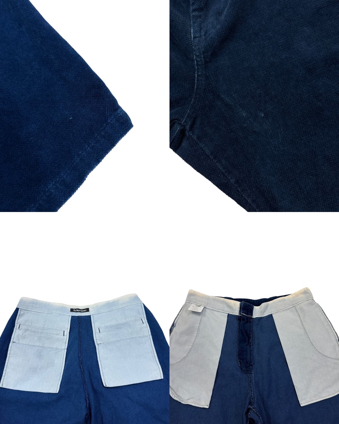 더뤡코즈 인디고 코듀로이 쇼츠 반바지 네이비 2 상품이미지4