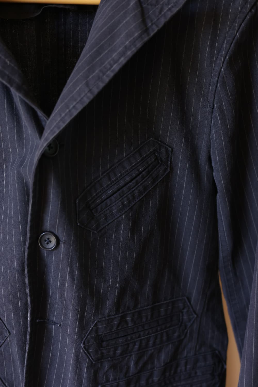 엔지니어드가먼츠 스트라이프 테일러드 자켓S 상품이미지4