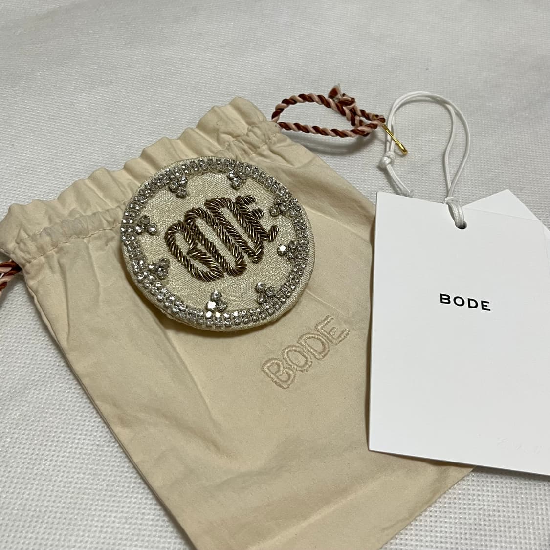 보디 BODE Willow 브로치/화이트 상품이미지2