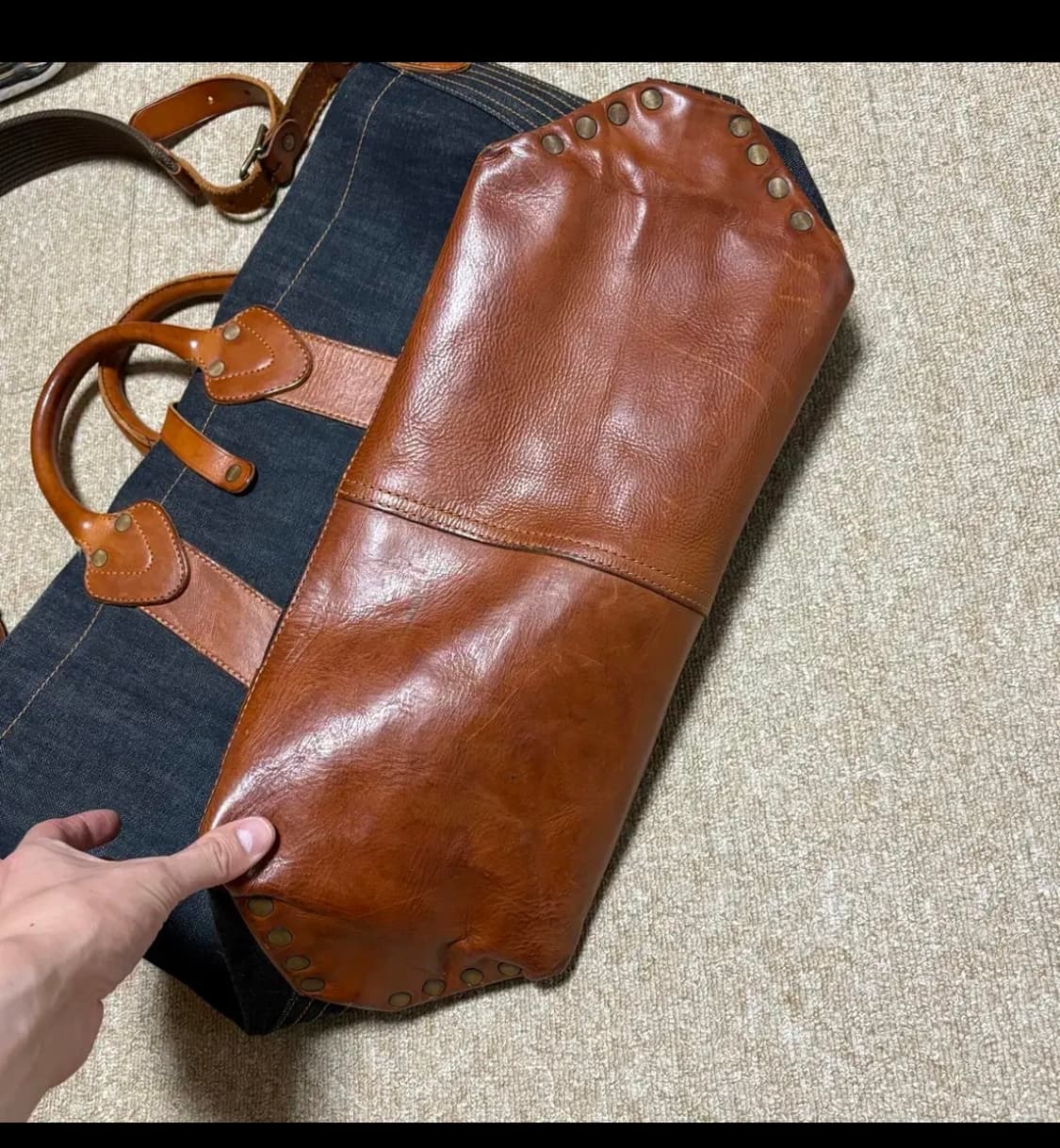 RRL 데님 토트백 상품이미지6