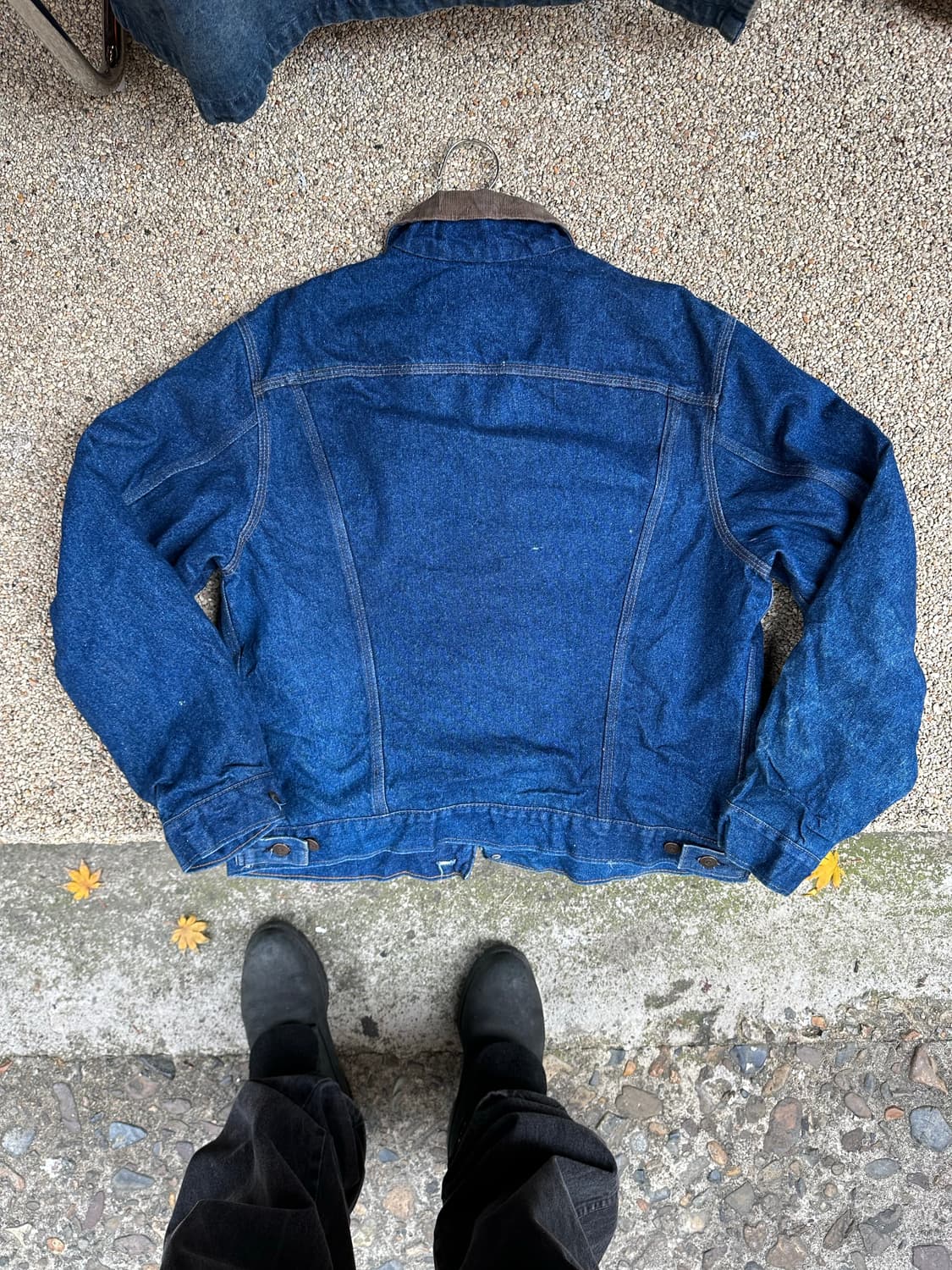 90’s wool feed BP denim jacket 상품이미지5