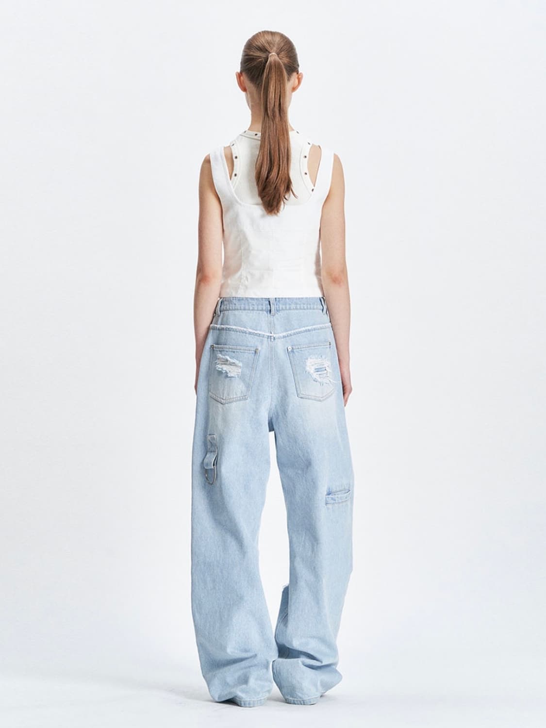 CHECK BUSTIER [WHITE] 상품이미지2