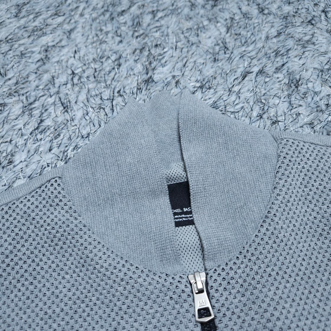장미셸바스키아)95 남자 니트집업 골프집업 / 왕눈이샵 상품이미지8