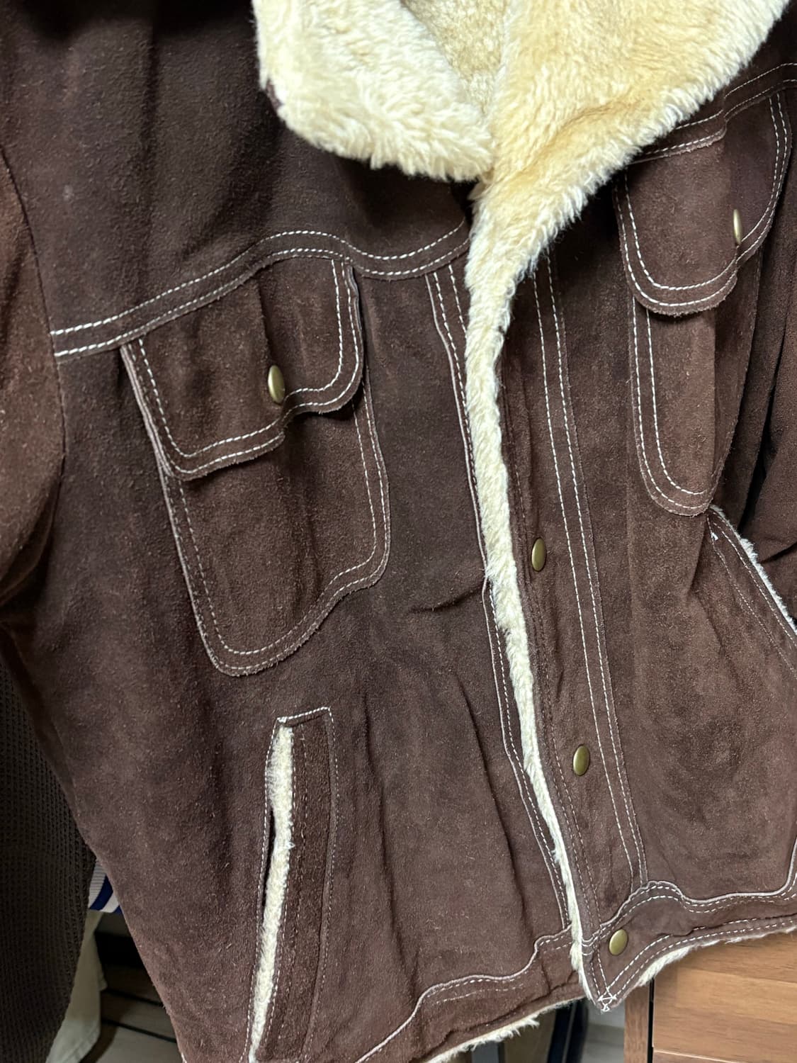 Jc Penny 빈티지 무스탕 (브라운) 상품이미지4