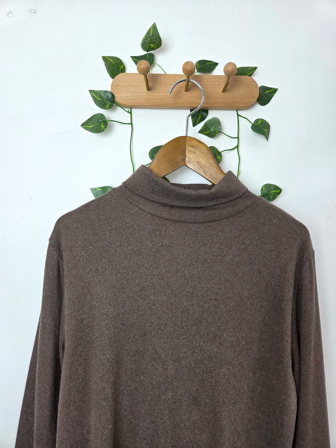 초코브라운 목폴라 슬리브 상품이미지2