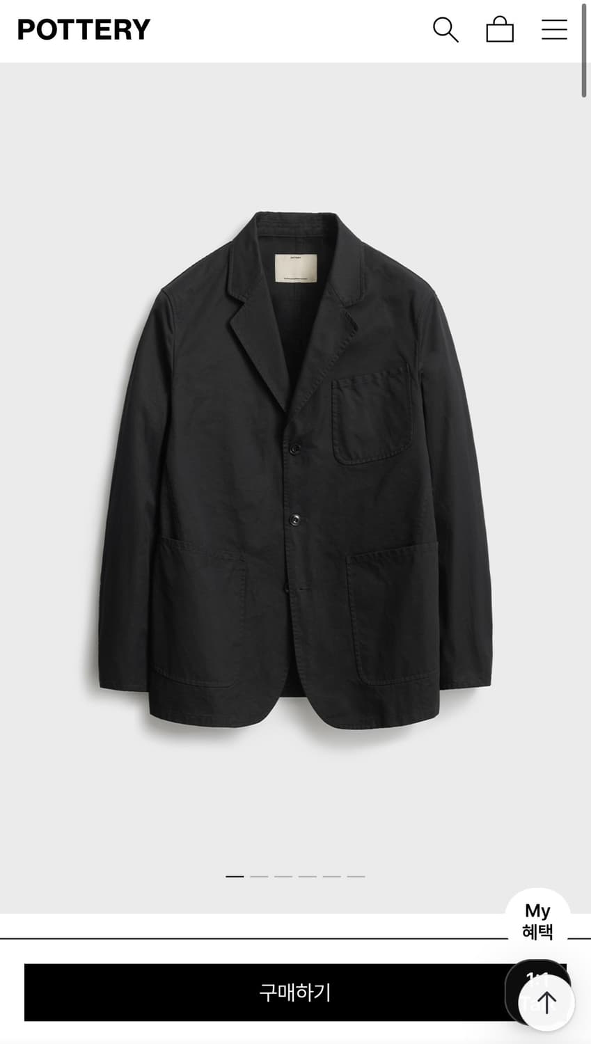 포터리 워시드 스포츠 자켓 상품이미지1