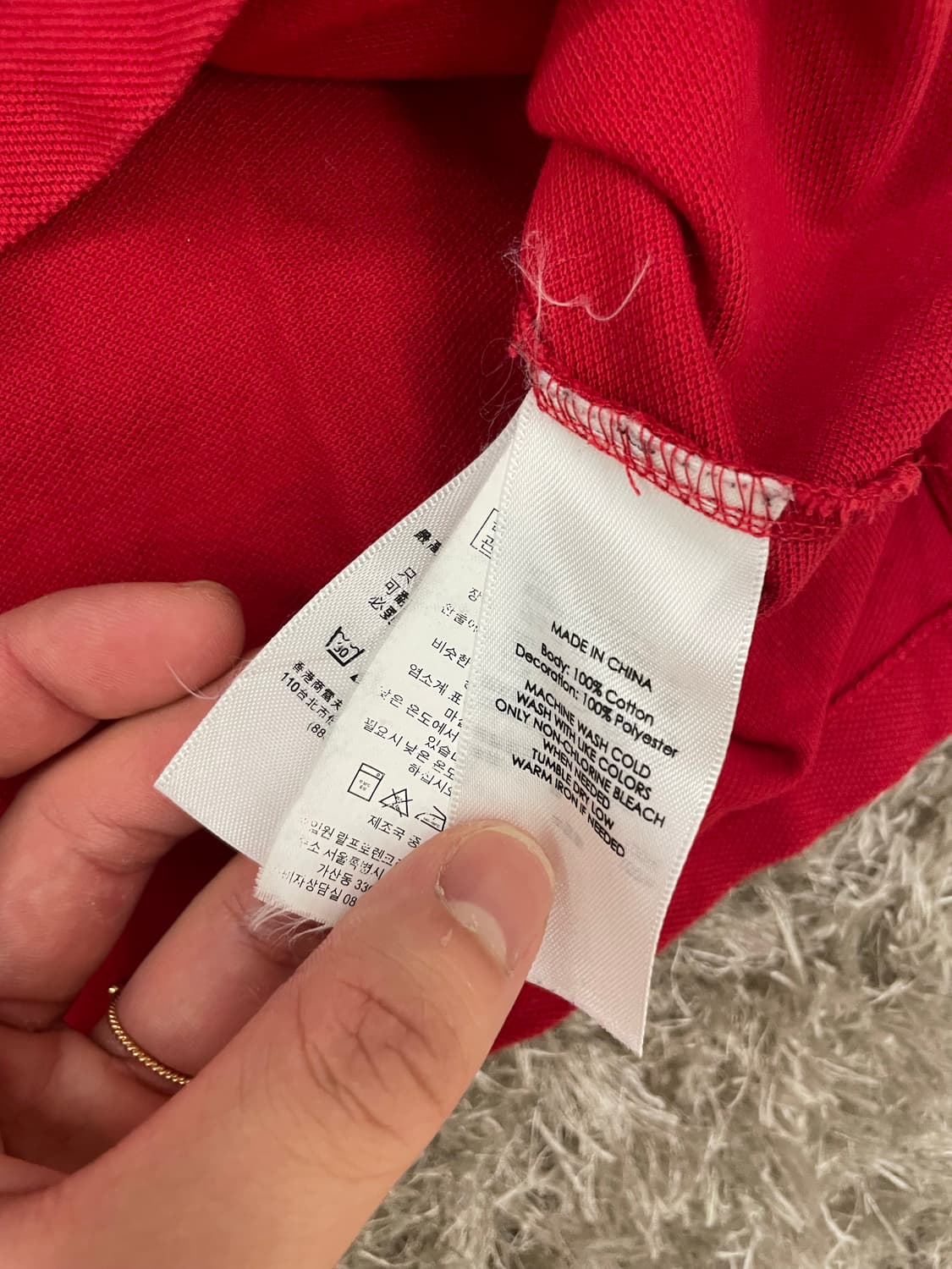 정품 폴로 긴팔 카라티 여성55 상품이미지4