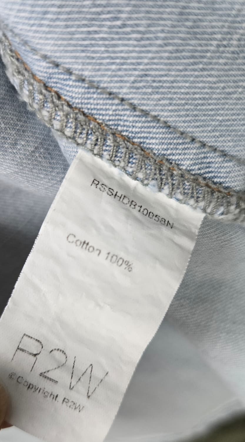 R2W 크롭 데님셔츠 상품이미지7