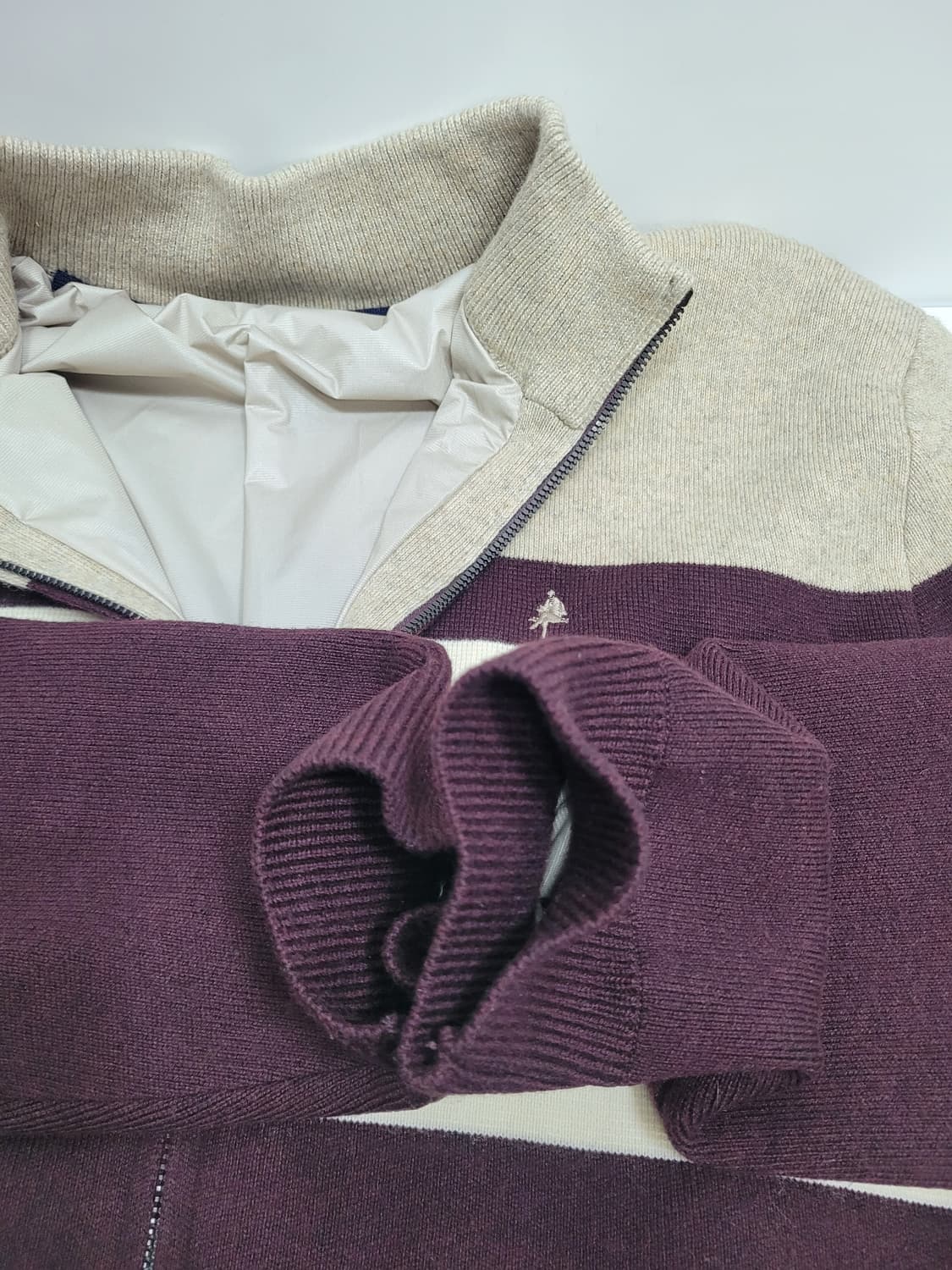 OLZEN 올젠 방풍 니트 집업 / 남 100 
 상품이미지6