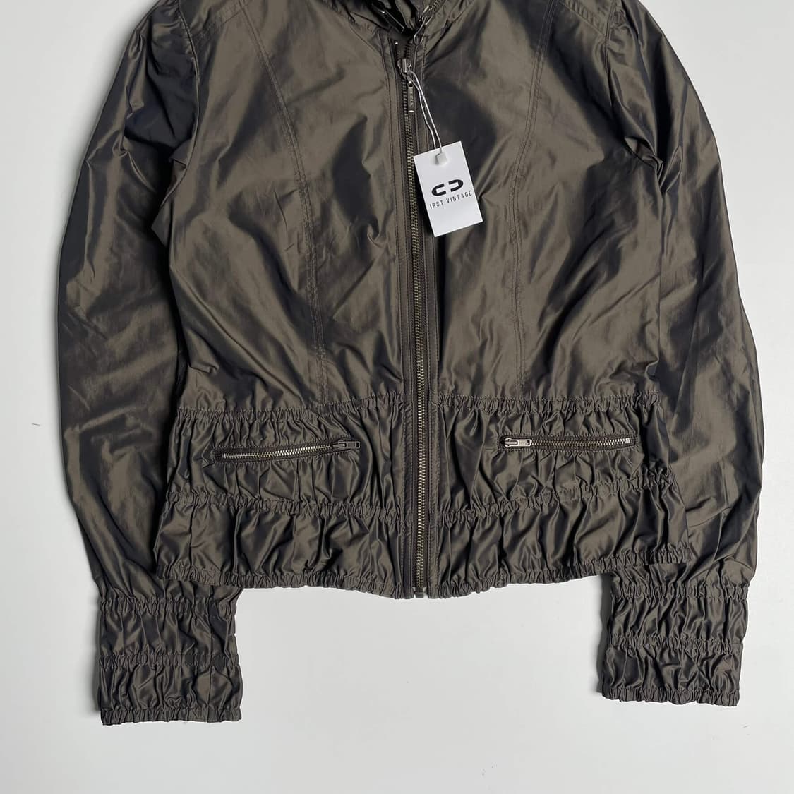 Krizia 셔링 디테일 나일론 자켓 상품이미지3