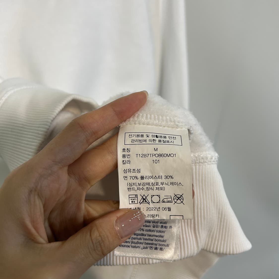 타미힐피거 남성 기모 맨투맨 M 상품이미지4