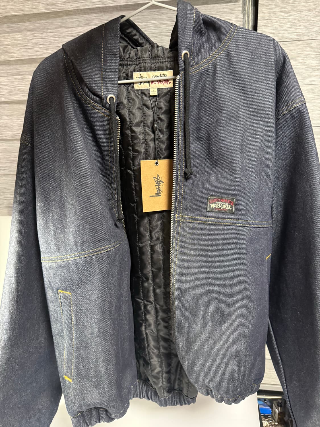 스투시 데님 워크 자켓 새상품 상품이미지3