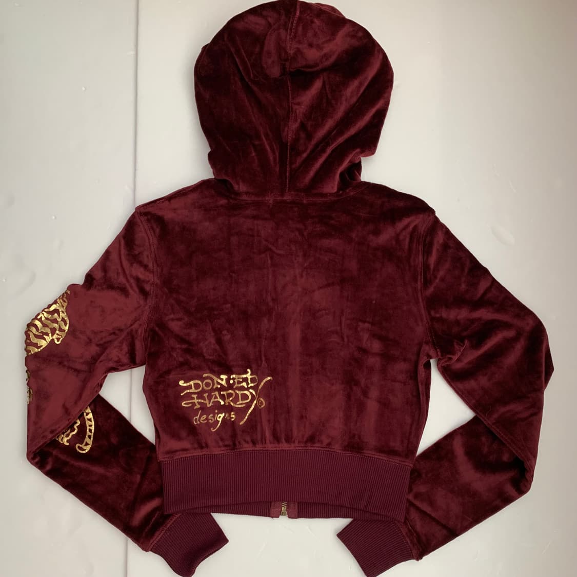 [새제품] 에드 하디 벨루아 벨벳 후드집업 상품이미지6