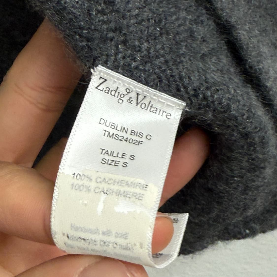 쟈딕앤볼테르 캐시미어 100% 베스트 S 상품이미지3