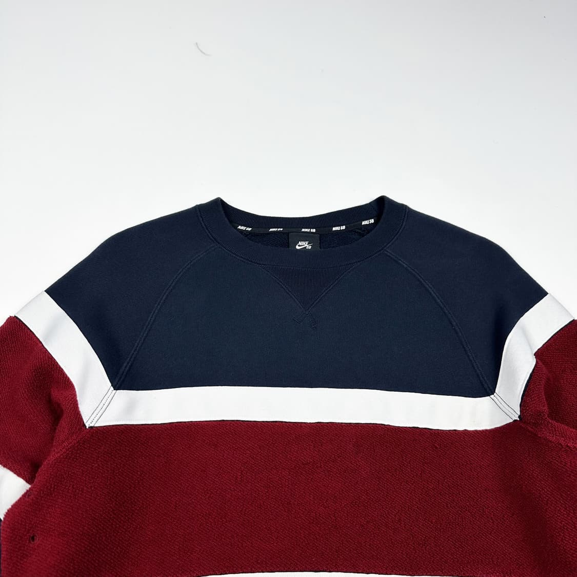 나이키sb 컬러블록 네이비 맨투맨 (M) 상품이미지1