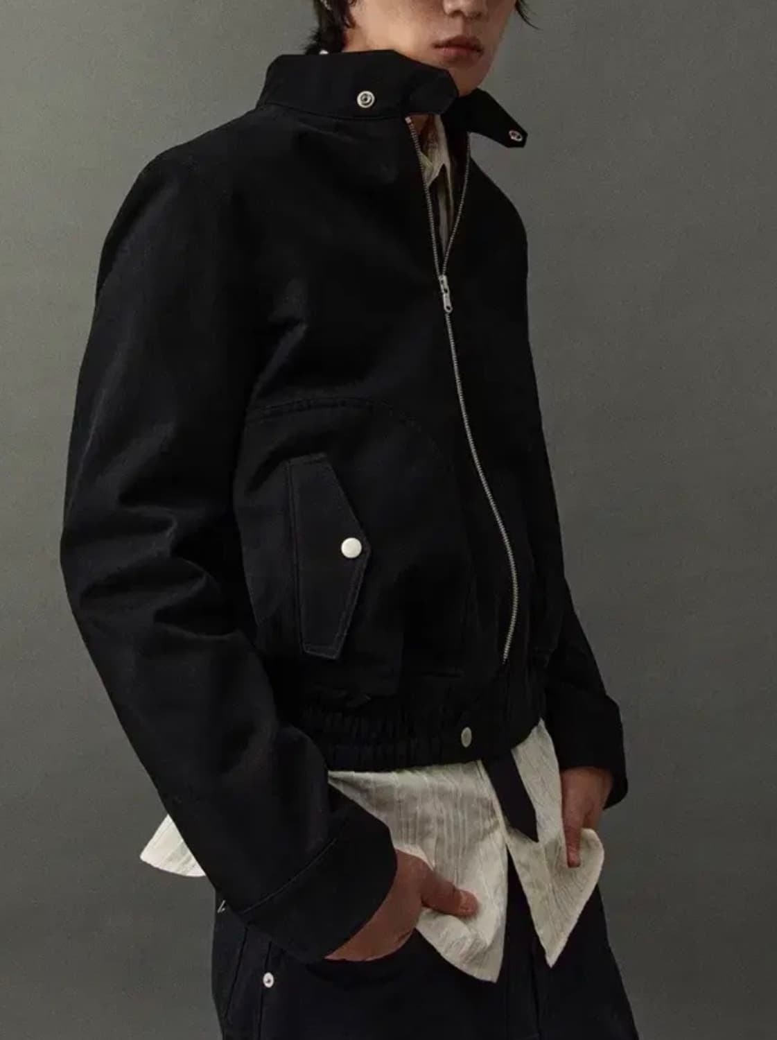 [새제품/OS] SEYGUN 헤링턴 블루종 자켓 상품이미지1