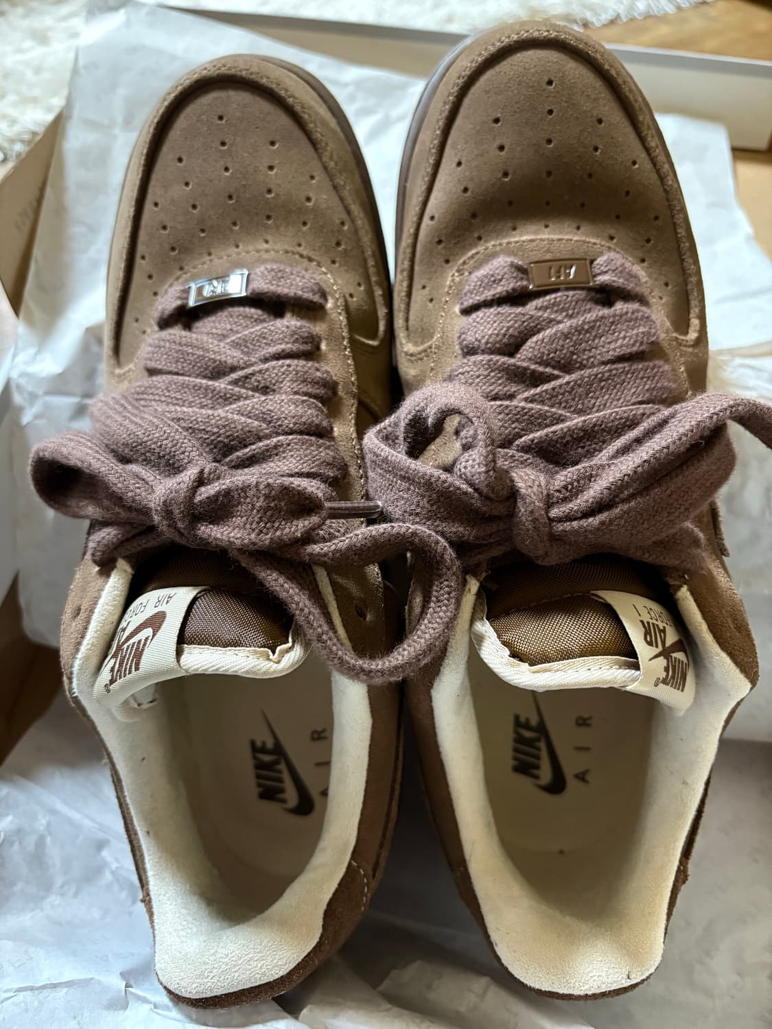 [W275] 1회착 나이키 카카오포스 에어포스 우먼스 카카오 와우 상품이미지2