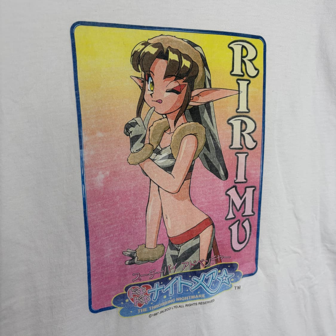 90s 두근두근 나이트메어 ririmu 캐릭터 티셔츠 상품이미지3