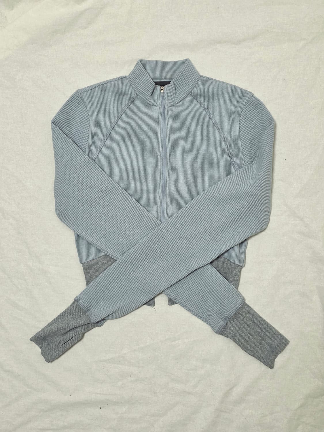 TUOMIO 뚜오미오 핸드워머 레이어드 집업 상품이미지1