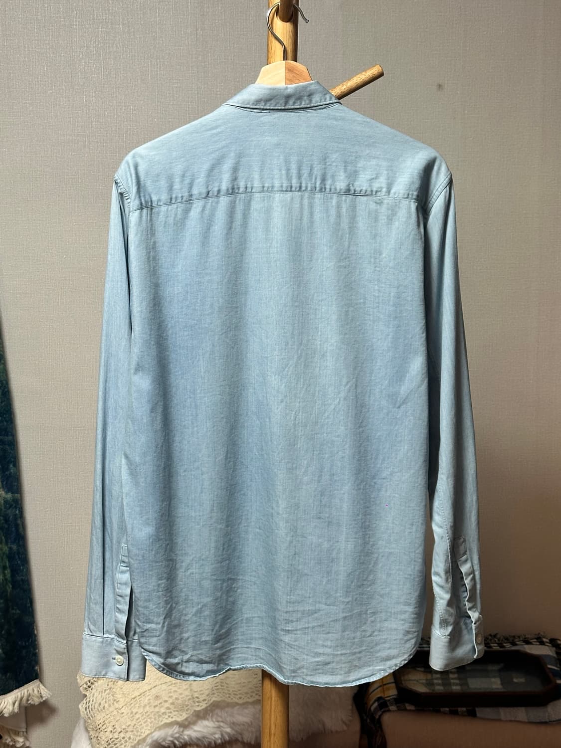 Theory 띠어리 데님셔츠/L/100-105 라이트블루 상품이미지2