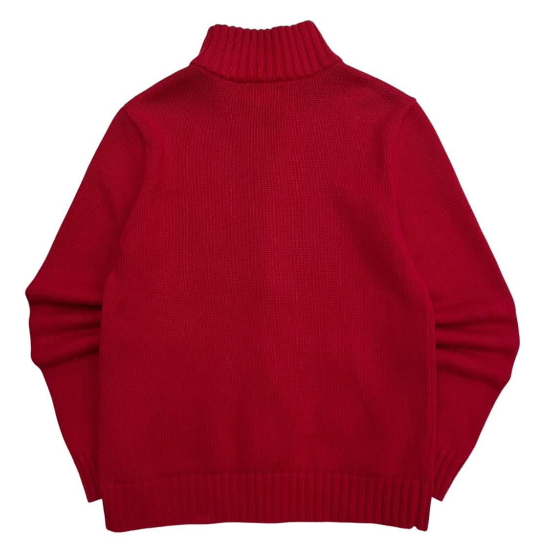 폴로 랄프로렌 네이비 빅포니 레드 니트집업 L 상품이미지3